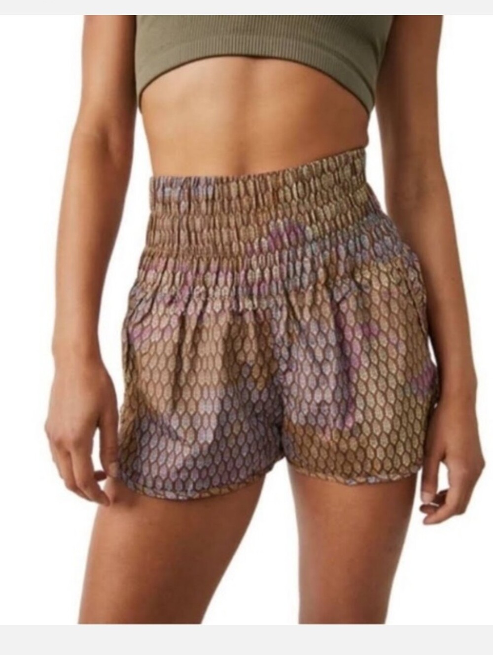 Free People FP Movement Way Home Shorts in Buti Bayan Tree Combo | Size S